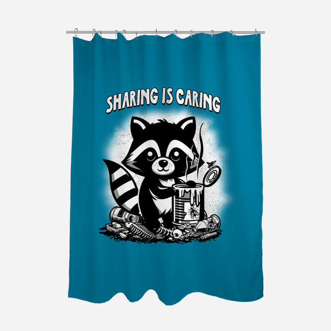 Sharing Is Caring-None-Polyester-Shower Curtain-palmstreet