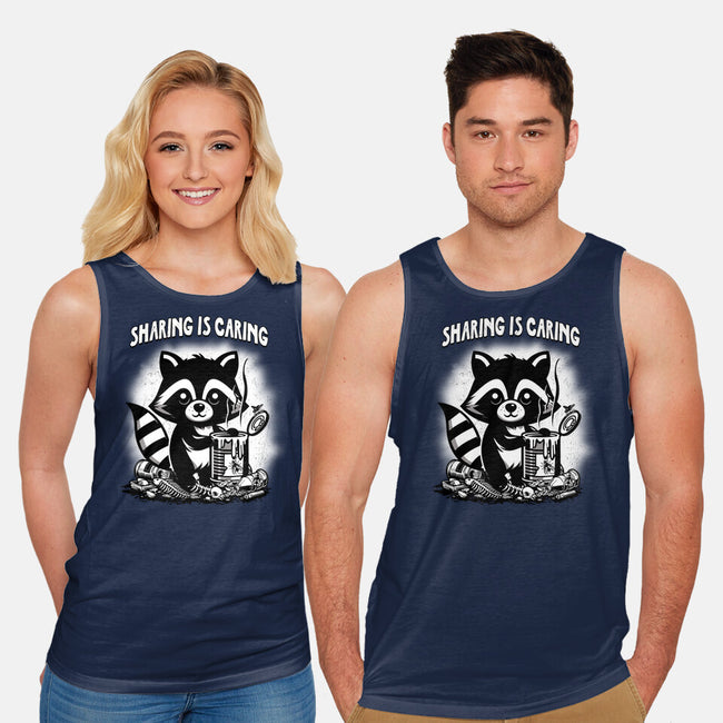 Sharing Is Caring-Unisex-Basic-Tank-palmstreet