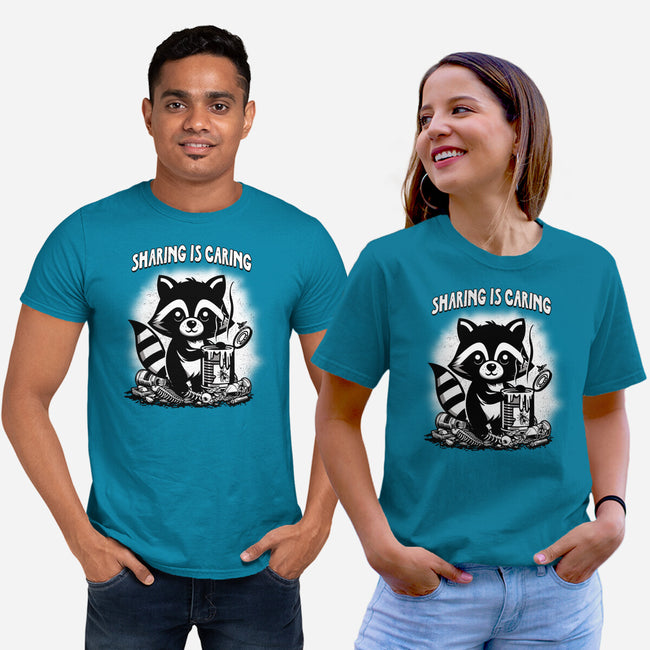 Sharing Is Caring-Unisex-Basic-Tee-palmstreet