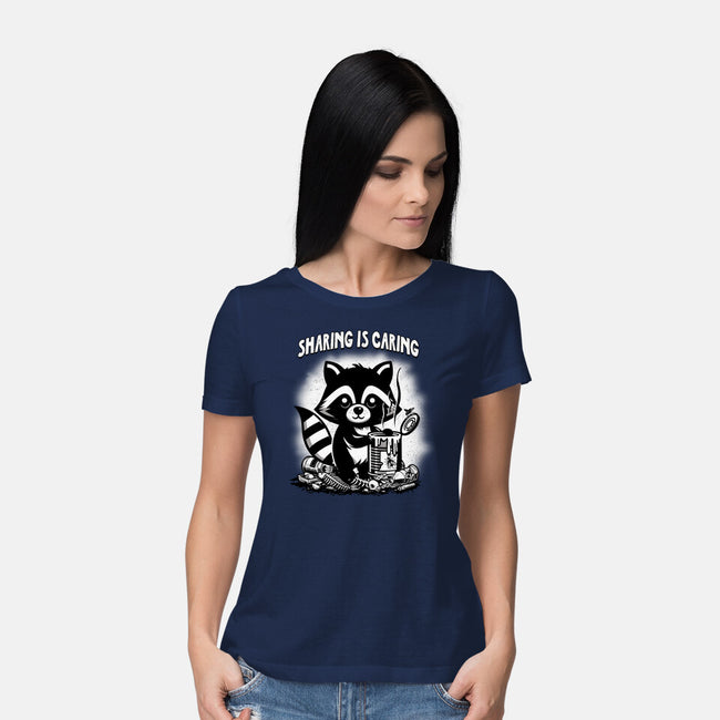 Sharing Is Caring-Womens-Basic-Tee-palmstreet