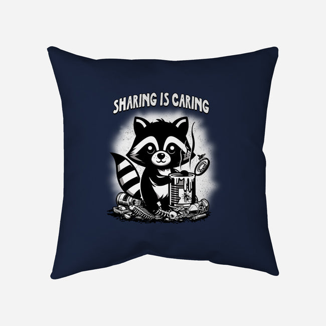 Sharing Is Caring-None-Removable Cover w Insert-Throw Pillow-palmstreet