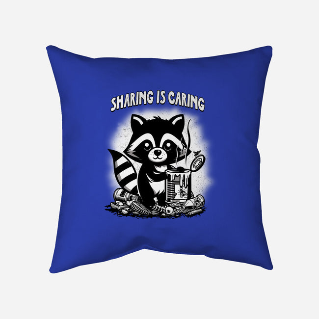 Sharing Is Caring-None-Removable Cover w Insert-Throw Pillow-palmstreet