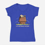 Too Peopley Outside-Womens-V-Neck-Tee-retrodivision