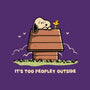 Too Peopley Outside-Womens-Basic-Tee-retrodivision