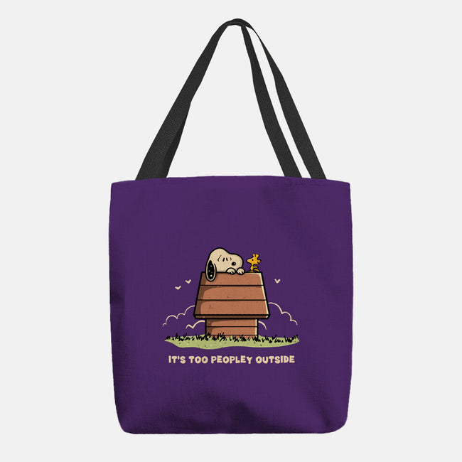 Too Peopley Outside-None-Basic Tote-Bag-retrodivision