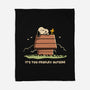 Too Peopley Outside-None-Fleece-Blanket-retrodivision