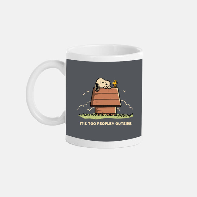 Too Peopley Outside-None-Mug-Drinkware-retrodivision