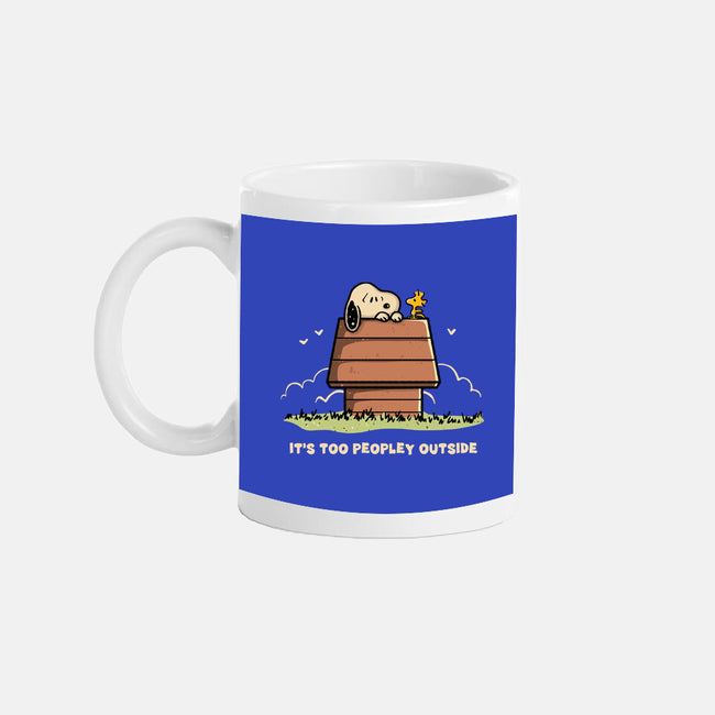 Too Peopley Outside-None-Mug-Drinkware-retrodivision