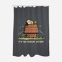 Too Peopley Outside-None-Polyester-Shower Curtain-retrodivision