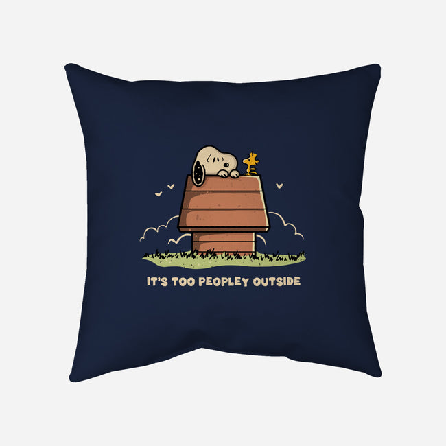 Too Peopley Outside-None-Removable Cover w Insert-Throw Pillow-retrodivision