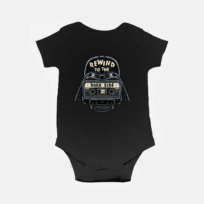 Rewind To The Dark Side-Baby-Basic-Onesie-glitchygorilla
