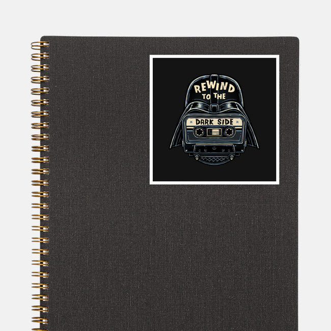 Rewind To The Dark Side-None-Glossy-Sticker-glitchygorilla