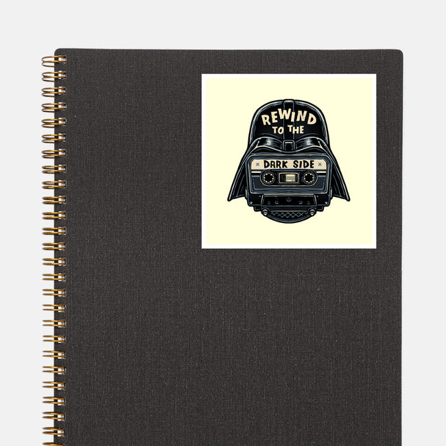 Rewind To The Dark Side-None-Glossy-Sticker-glitchygorilla