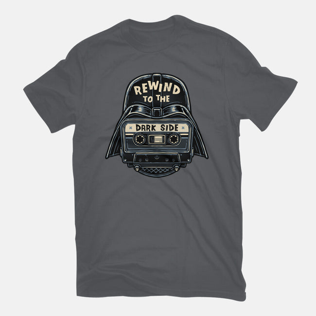 Rewind To The Dark Side-Unisex-Basic-Tee-glitchygorilla