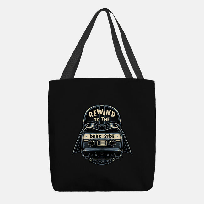 Rewind To The Dark Side-None-Basic Tote-Bag-glitchygorilla