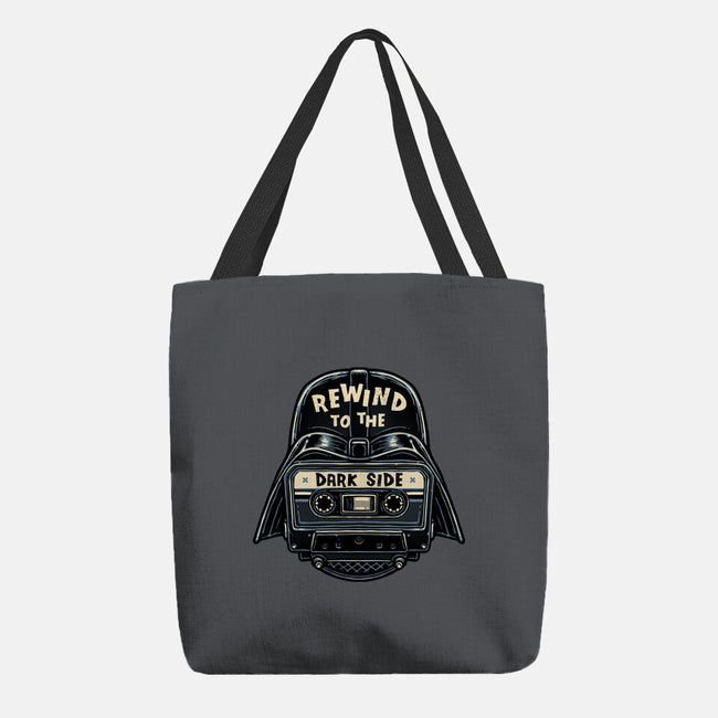 Rewind To The Dark Side-None-Basic Tote-Bag-glitchygorilla