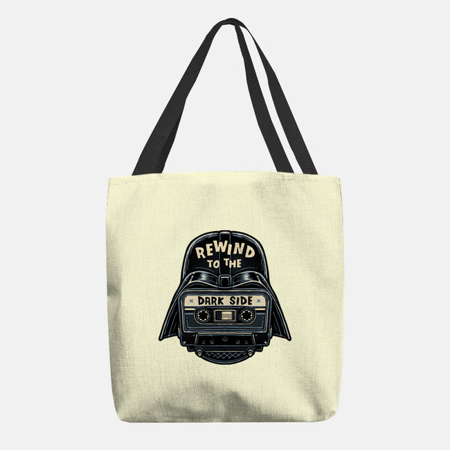 Rewind To The Dark Side-None-Basic Tote-Bag-glitchygorilla
