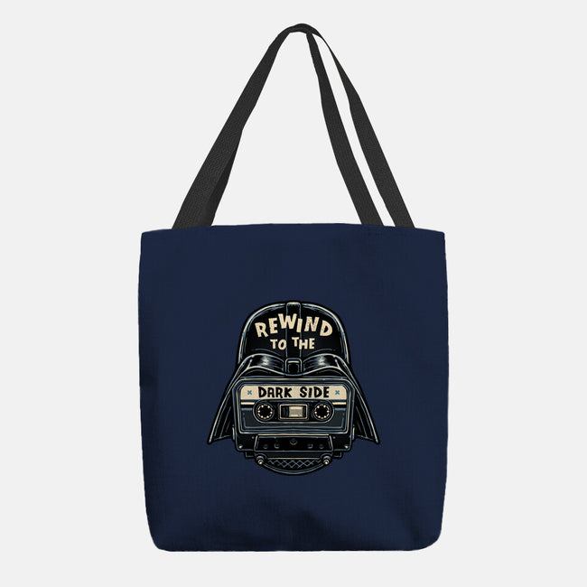 Rewind To The Dark Side-None-Basic Tote-Bag-glitchygorilla