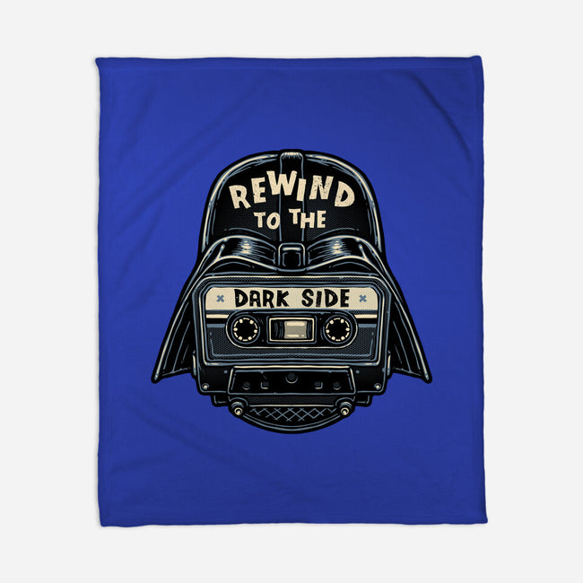 Rewind To The Dark Side-None-Fleece-Blanket-glitchygorilla