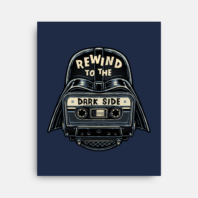 Rewind To The Dark Side-None-Stretched-Canvas-glitchygorilla