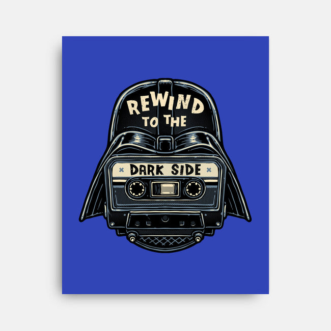 Rewind To The Dark Side-None-Stretched-Canvas-glitchygorilla