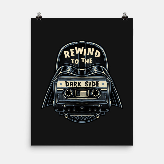 Rewind To The Dark Side-None-Matte-Poster-glitchygorilla