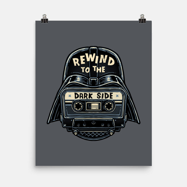 Rewind To The Dark Side-None-Matte-Poster-glitchygorilla