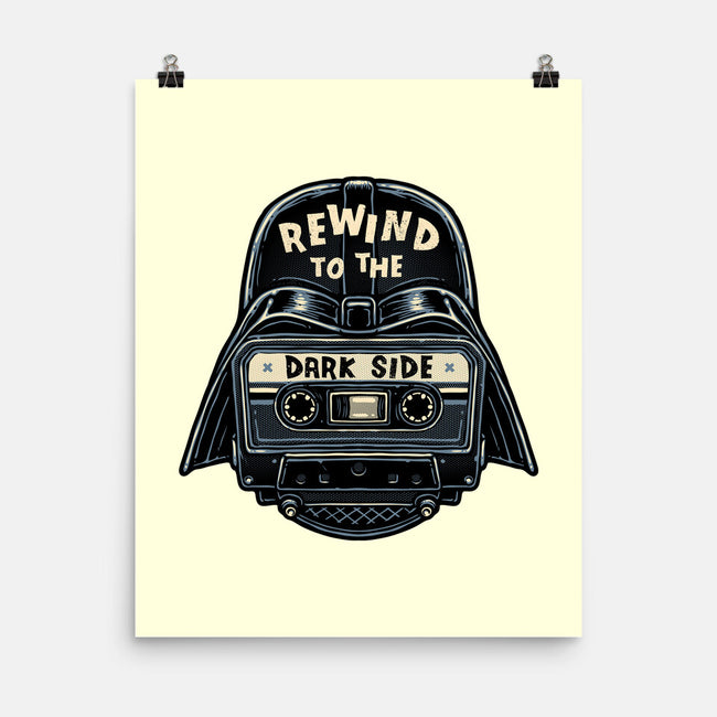 Rewind To The Dark Side-None-Matte-Poster-glitchygorilla
