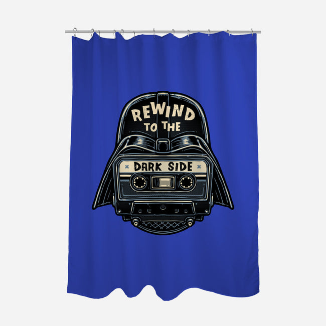 Rewind To The Dark Side-None-Polyester-Shower Curtain-glitchygorilla