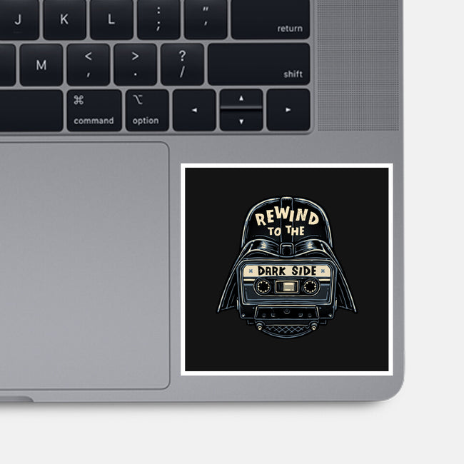 Rewind To The Dark Side-None-Glossy-Sticker-glitchygorilla
