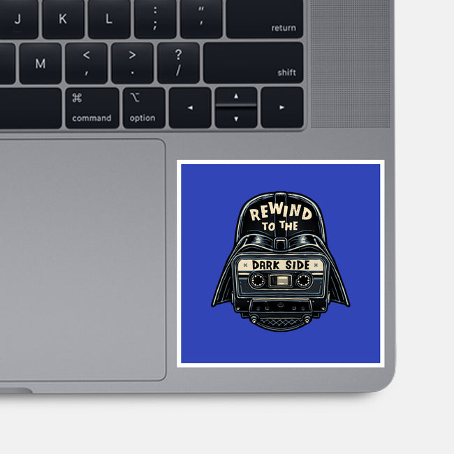 Rewind To The Dark Side-None-Glossy-Sticker-glitchygorilla