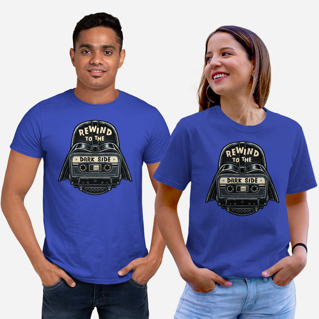 Rewind To The Dark Side-Unisex-Basic-Tee-glitchygorilla