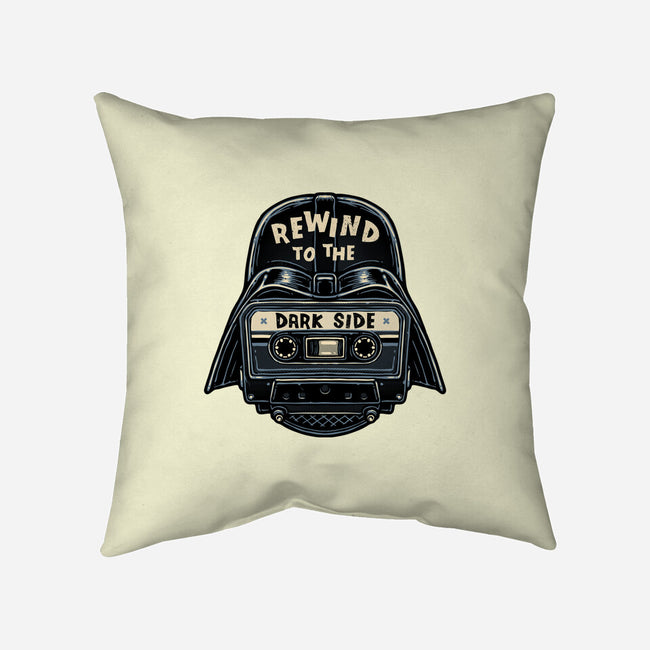 Rewind To The Dark Side-None-Removable Cover w Insert-Throw Pillow-glitchygorilla