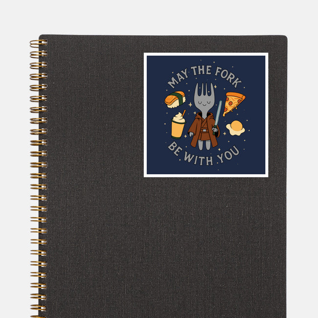 May The Fork Be With You-None-Glossy-Sticker-Loobs