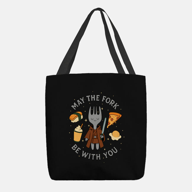 May The Fork Be With You-None-Basic Tote-Bag-Loobs
