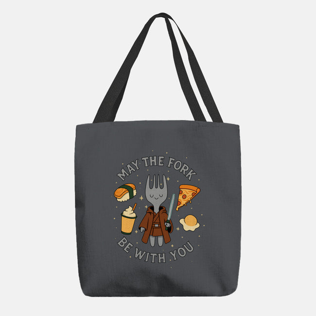 May The Fork Be With You-None-Basic Tote-Bag-Loobs