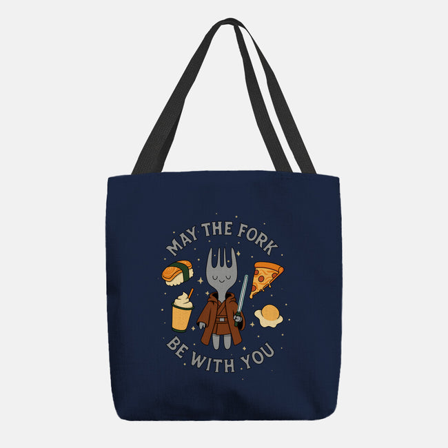 May The Fork Be With You-None-Basic Tote-Bag-Loobs