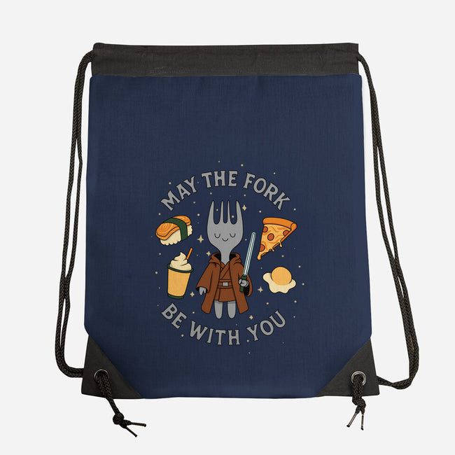 May The Fork Be With You-None-Drawstring-Bag-Loobs