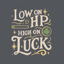 Low On HP High On Luck-None-Glossy-Sticker-Loobs