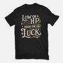 Low On HP High On Luck-Womens-Basic-Tee-Loobs