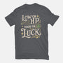 Low On HP High On Luck-Womens-Basic-Tee-Loobs