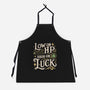 Low On HP High On Luck-Unisex-Kitchen-Apron-Loobs