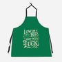 Low On HP High On Luck-Unisex-Kitchen-Apron-Loobs