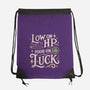 Low On HP High On Luck-None-Drawstring-Bag-Loobs