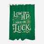 Low On HP High On Luck-None-Polyester-Shower Curtain-Loobs