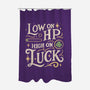 Low On HP High On Luck-None-Polyester-Shower Curtain-Loobs