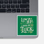 Low On HP High On Luck-None-Glossy-Sticker-Loobs