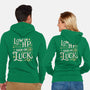 Low On HP High On Luck-Unisex-Zip-Up-Sweatshirt-Loobs