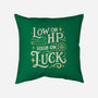 Low On HP High On Luck-None-Removable Cover w Insert-Throw Pillow-Loobs