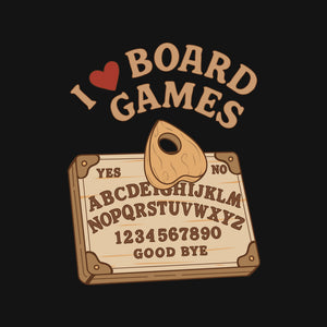 I Love Board Games Black